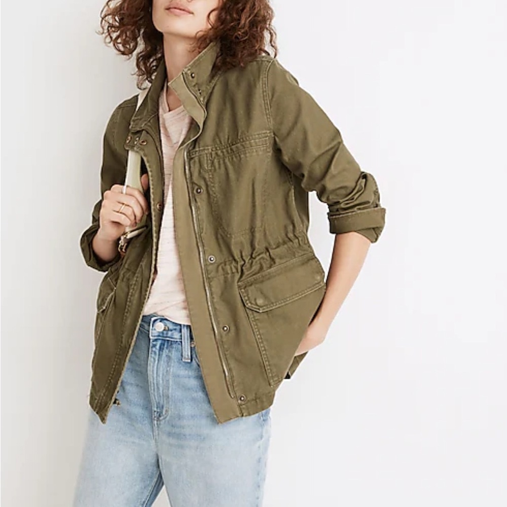 MADEWELL womens northover jacket in desert olive
